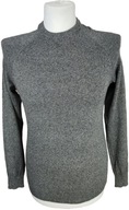 H&M Klasyczny SWETER PULLOVER Szary melanż XS