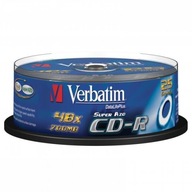 Verbatim CD-R, 43352, DataLife PLUS, 25-pack, 700MB, Super Azo, 52x, 80min.