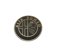 Naklejka Emblemat ALFA ROMEO złota 40mm
