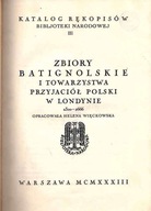 Katalog rękopisów Bibljoteki Narodowej. T.3 1933