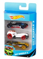 HOT WHEELS Trzypak samochodzików Zestaw prezentowy 3 auta