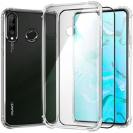 ETUI PANCERNE DO HUAWEI P30 LITE | CASE SILIKON GUMA SLIM ANTI SHOCK +SZKŁO