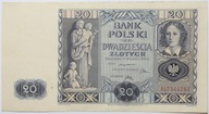 Banknot 20 Złotych - 1936 rok - Seria AL