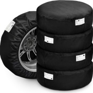 Kerékvédő huzatok Agmi 17-20 colos fekete 4 darabos szett