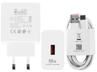 ORYGINALNA ŁADOWARKA SIECIOWA HUAWEI SUPERCHARGE USB 66W + KABEL USB C