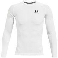 Koszulka męska Under Armour HG Armour Comp LS biała 1361524 100 XL