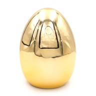 Jajko jajeczko ceramiczne figurka Wielkanoc CZARNE