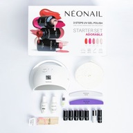 NeoNail Adorable zestaw do hybryd: 7 lakierów + lampa LED 21W/48 P1