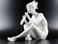 Figurka akt naga kobieta fletnia design Kaiser