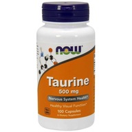 NOW TAURINE 500MG 100C VYTRVALOSŤ VÝKON SILA POHODA SVALY