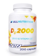 Allnutrition D3 2000, 200 kapsúl