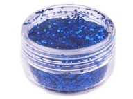 Sypký brokát O1 mm v nádobe 4,5 g, modrý