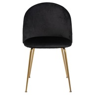 Jedálenská stolička CHARRY farba čierna štýl glamour dovnútra actona - CHAIR/DINING/