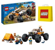 LEGO City Przygody samochodem terenowym z napędem 4x4 / 60387 + torba