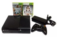 KONSOLA MICROSOFT XBOX 360 E 500 GB + PAD + 2 GRY