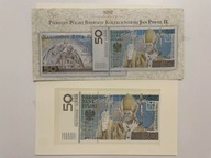 Polska 2006. Banknot 50 zł Jan Paweł II Banknot + folder