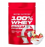 Scitec 100% Whey Protein 500g biela čokoláda jahoda