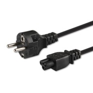 Kabel Przewód Zasilający do laptopa koniczynka Savio CL-81 IEC C5 dł. 1,8 m