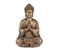 Figura Rzeźba figurka dekoracyjna Buddy siedzący Budda Buddha 35 cm złoty