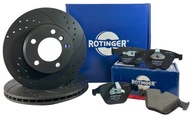 2× Rotinger RT 2879-GL T5 Brzdový kotúč + Rotinger RT 2PD18371 Sada brzdových doštičiek, kotúčové brzdy