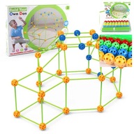 SZÍVÓSZÁL ALAP ÉPÍTŐ KÉSZLET DIY SÁTOR XXL