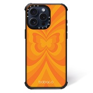 Puzdro pre Apple IPHONE 13 PRO Motýle 001 Babaco Magsafe oranžové
