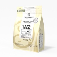 Barry Callebaut Belgická čokoláda na pitie mliečna biela W2 28% | 2.5kg