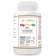 MAGNEZ+CYNK+B6 ZMA MEGA DAWKA CYTRYNIAN 120 TAB