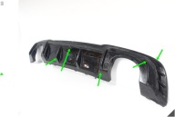 AUDI RS3 RS A3 8V 8V4 SPORTBACK LIFT 16-20 SPOILER diffuser W bumper rear part