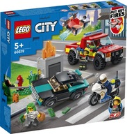 KLOCKI LEGO 60319 Akcja strażacka i policyjny pośc
