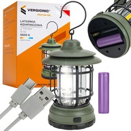 Lampa latarka turystyczna lampka pod namiot akumulatorowa USB