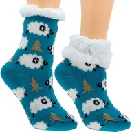 Teplé Ponožky Zimné pre deti 27-31 Protišmykové ABS