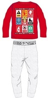 Chlapčenské pyžamo Požiarnik Sam červeno-sivá - 128