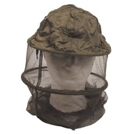 Moskitiera siatka na owady komary MFH Mosquito Head Net na głowę OD Green