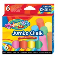 Kreda colorino kids kolorowa jumbo 6 sztuk