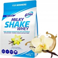 6PAK MILKY SHAKE WHEY 700G ODŻYWKA BIAŁKOWA WPC 80