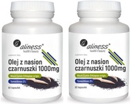 2x ALINESS ČERNUŠKA olej zo semien čiernej rasce 1000mg 2x60 kapsúl !