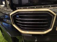 BMW XM G09 front bonnet bumper lights fender support panel for radiators 416