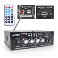 Wzmacniacz KARAOKE USB SD BLUETOOTH FM 2x MIC