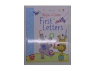 Wipe -Clean First Letters - Usborne