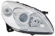 REFLEKTOR LAMPA MERCEDES B-CLASSE 05- LEWY PNEUMATYCZNY H7+H7 TYC