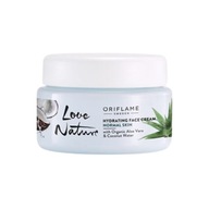 Oriflame Nawilżający krem do twarzy Love Nature z organicznym aloesem i wod