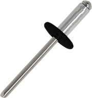 Odtrhávacie nity otvorený hliník nerezová oceľ 5,0x14x14 mm RAL 9005