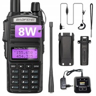 Baofeng UV-82 8W KRÓTKOFALÓWKA RADIOTELEFON WALKIE TALKIE SKANER VHF UHF CE