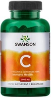 SWANSON C witamina C 1000 mg z dziką różą ODPORNOŚĆ 90 kaps.