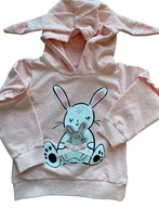 Bluza z uszkami królika różowa r.86