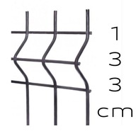 Panel ogrodzeniowy czarny fi 5 h133 Standard