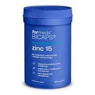 FORMEDS BICAPS ZINC 15 CITRÁT ZINOČNATÝ ZINOK MEĎ