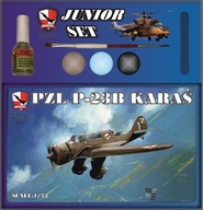 Big Model 72017 PZL P-23B Karaś 64 Eskadra zestaw z farbami skala 1/72