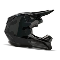 Kask cross dziecięcy FOX JUNIOR V1 BNKR BLACK CAMO czarny szary GRATISY